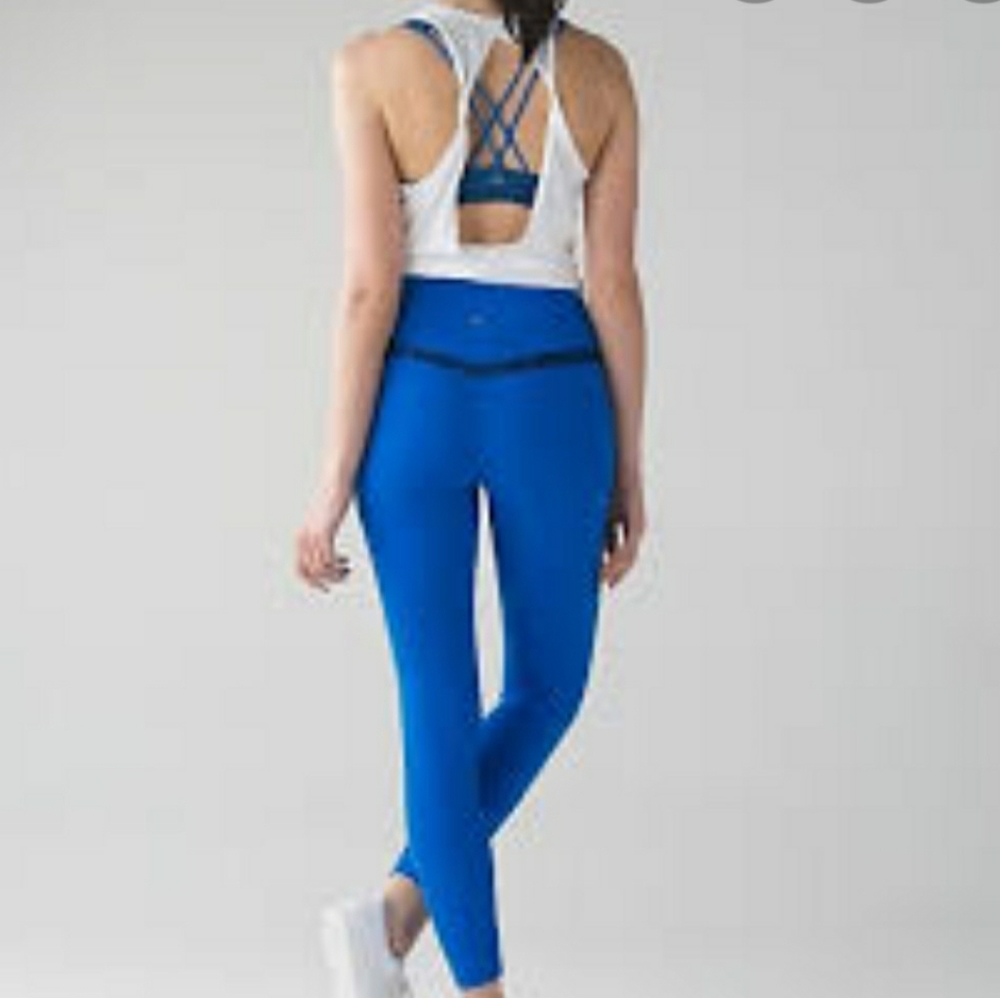 Lululemon Rarer Aligns Sapphire Blue Size 10